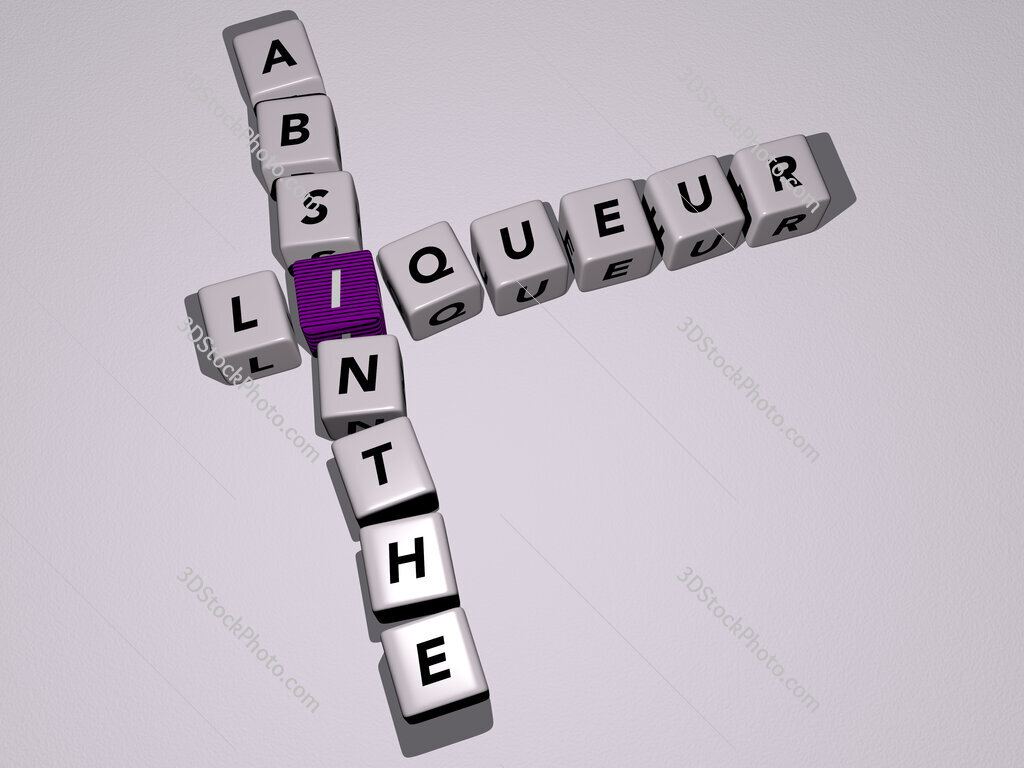liqueur absinthe crossword by cubic dice letters