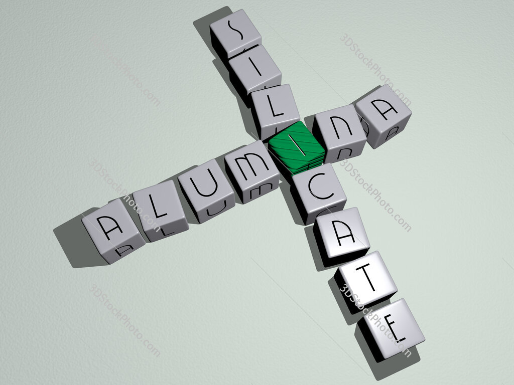 alumina silicate crossword by cubic dice letters