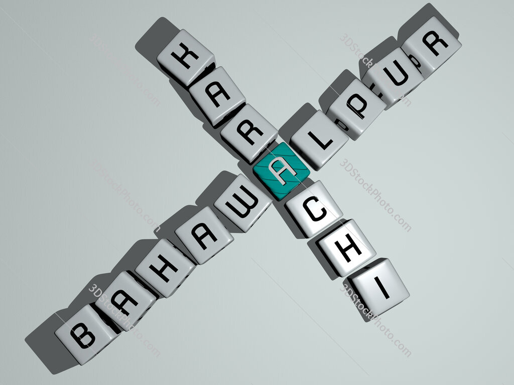 bahawalpur karachi crossword by cubic dice letters