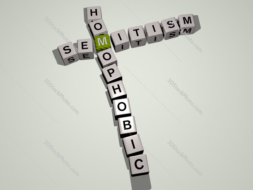 semitism homophobic crossword by cubic dice letters