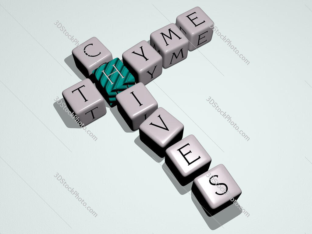 thyme chives crossword by cubic dice letters
