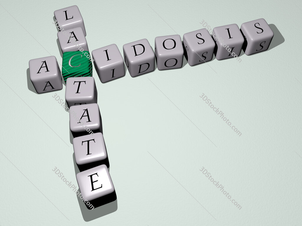 acidosis lactate crossword by cubic dice letters