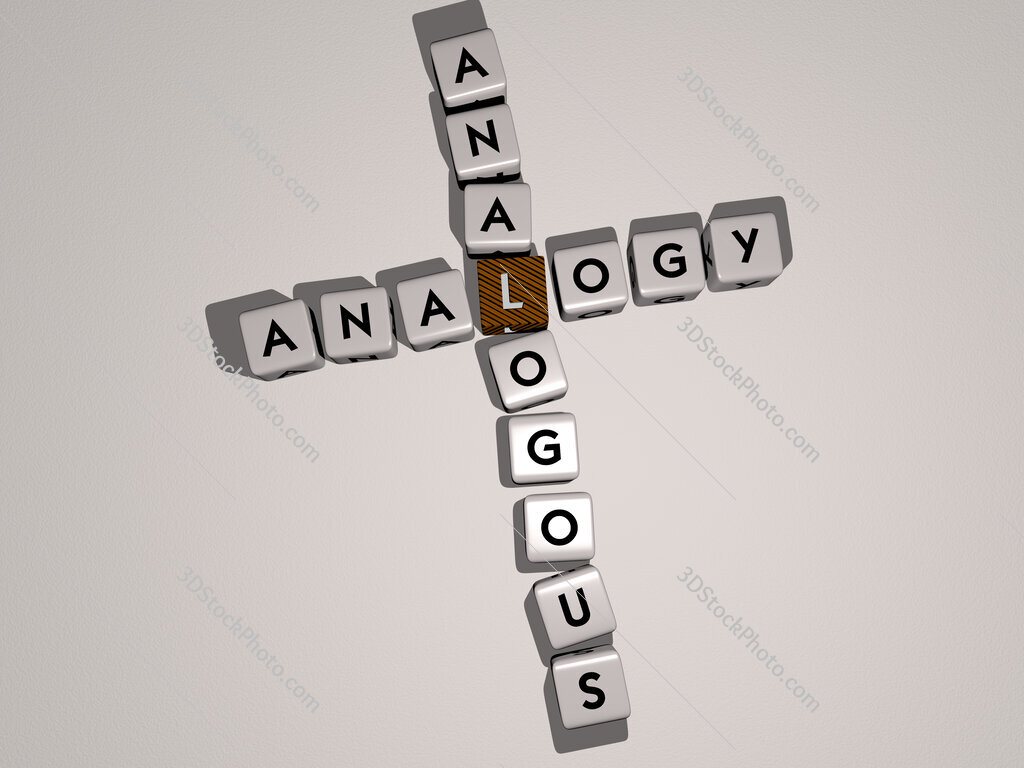 analogy analogous crossword by cubic dice letters