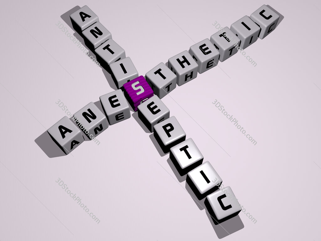 anesthetic antiseptic crossword by cubic dice letters