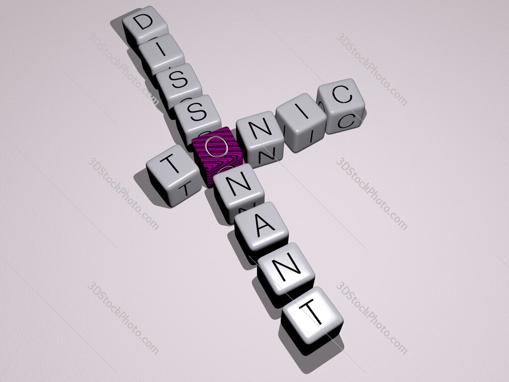 tonic dissonant crossword by cubic dice letters