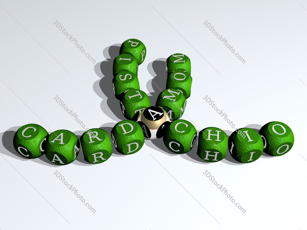 cardamom pistachio curved crossword of cubic dice letters