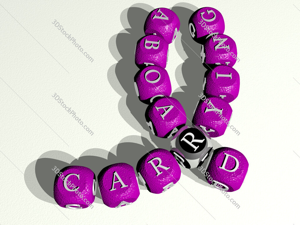 carrying aboard curved crossword of cubic dice letters