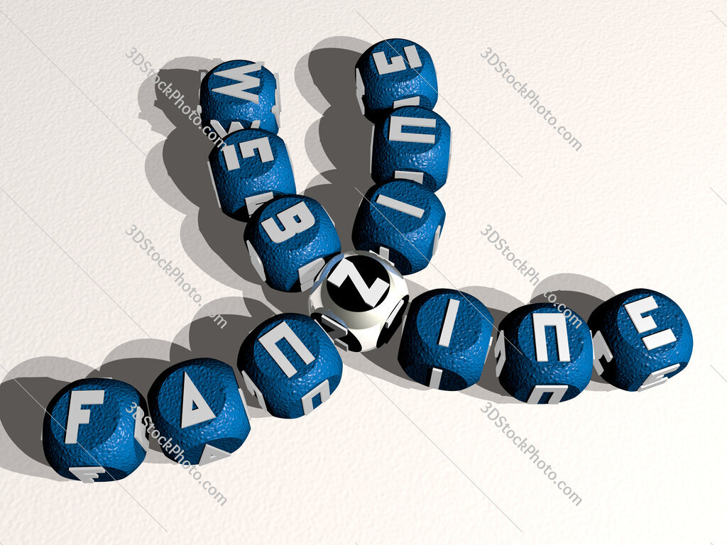 fanzine webzine curved crossword of cubic dice letters