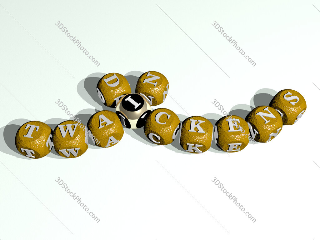 twain dickens curved crossword of cubic dice letters