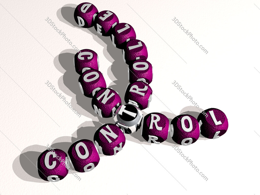 controlled control curved crossword of cubic dice letters