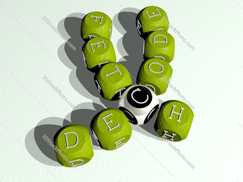 decode fetch curved crossword of cubic dice letters