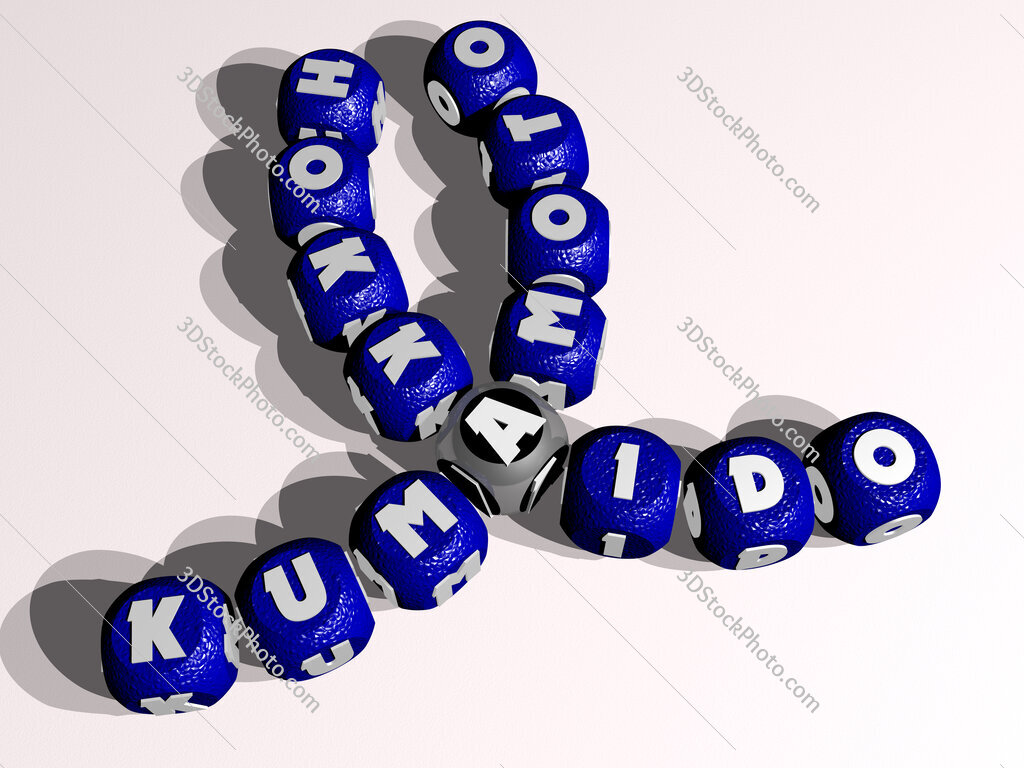 kumamoto hokkaido curved crossword of cubic dice letters