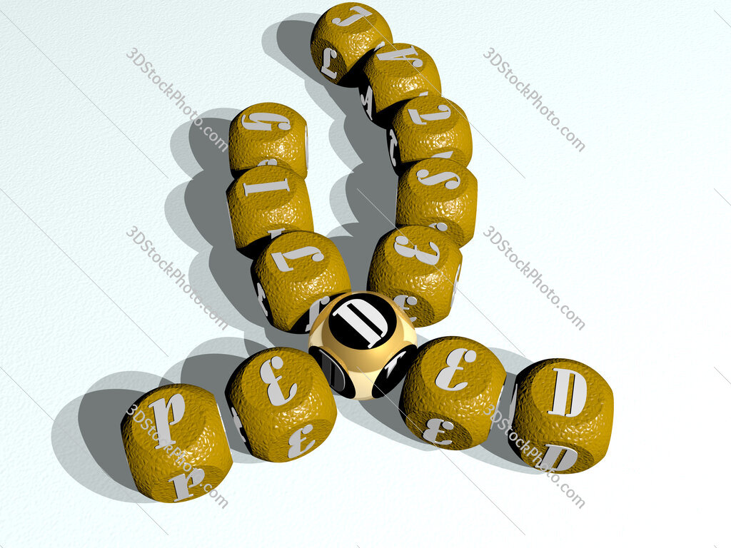 pedestal gilded curved crossword of cubic dice letters