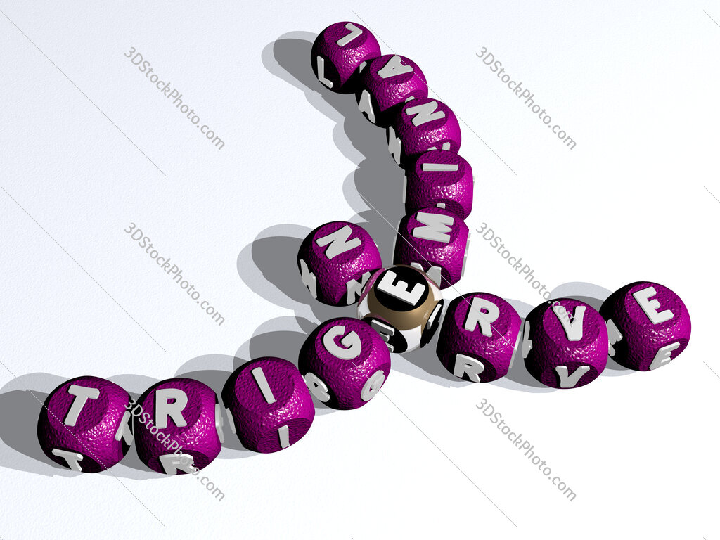 trigeminal nerve curved crossword of cubic dice letters