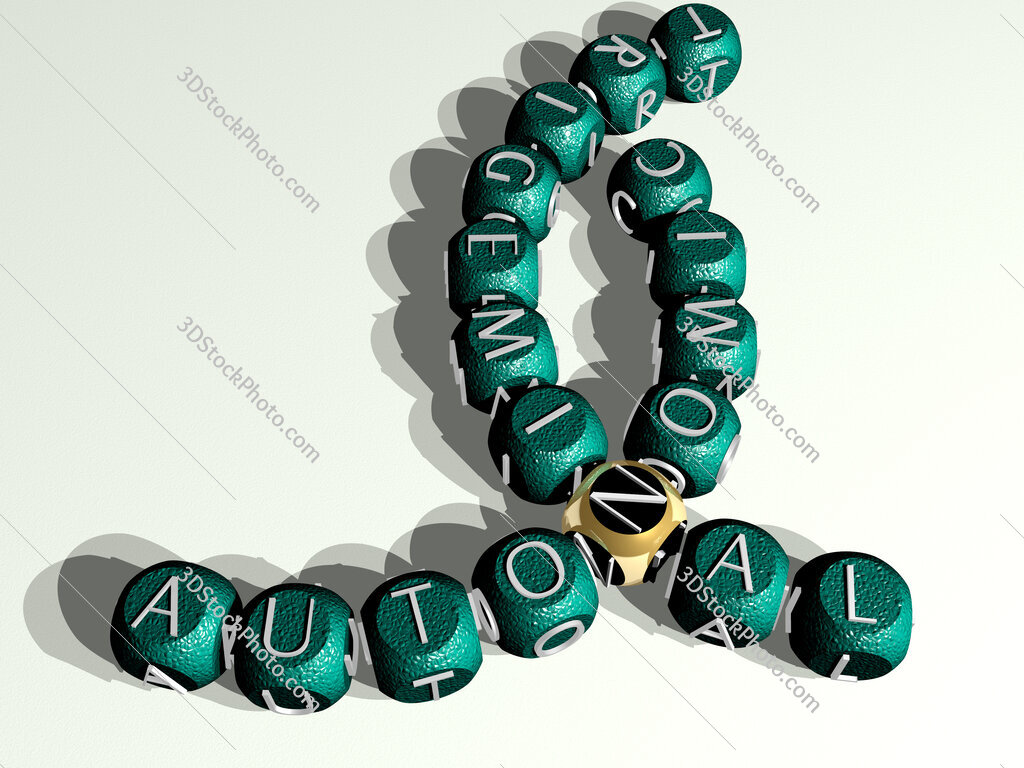 autonomic trigeminal curved crossword of cubic dice letters