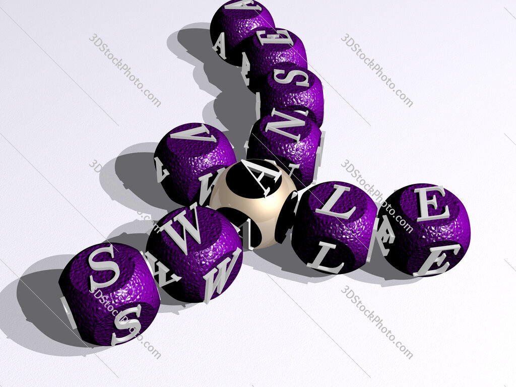 swansea vale curved crossword of cubic dice letters