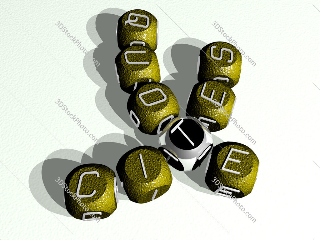 cites quote curved crossword of cubic dice letters