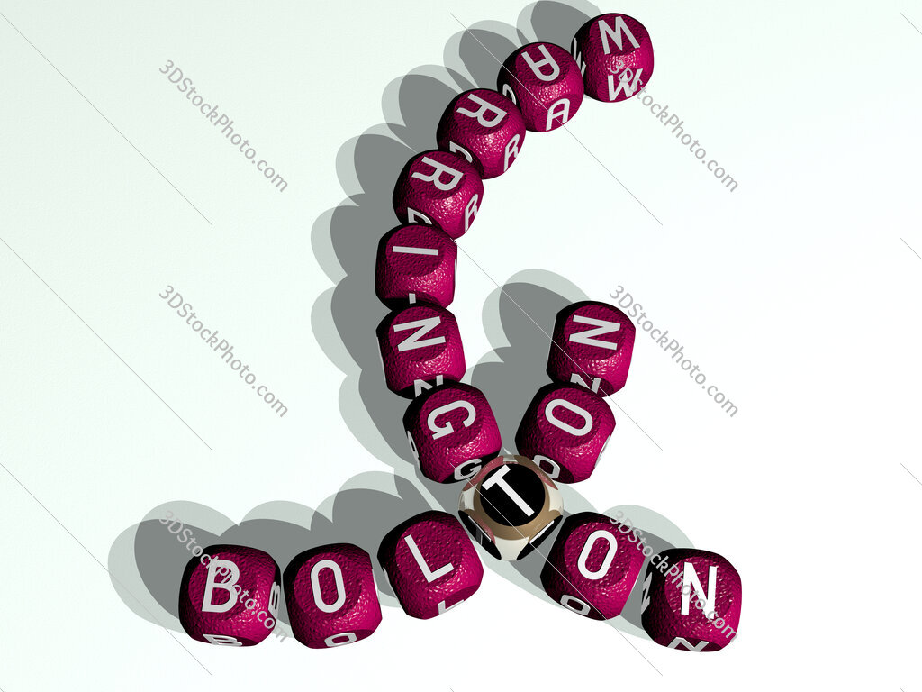 bolton warrington curved crossword of cubic dice letters