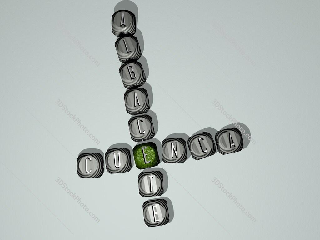 cuenca albacete crossword of dice letters in color