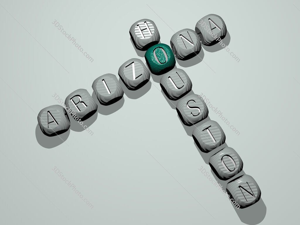 arizona houston crossword of dice letters in color