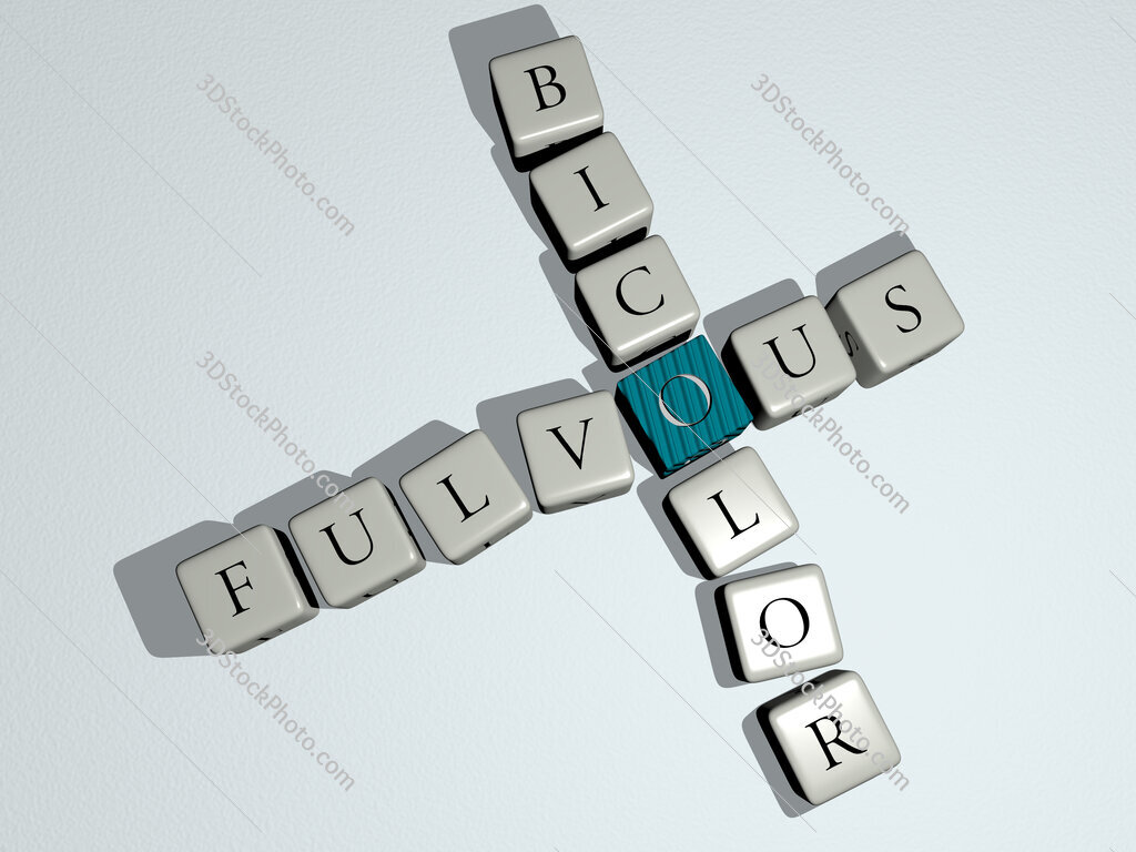 fulvous bicolor crossword by cubic dice letters