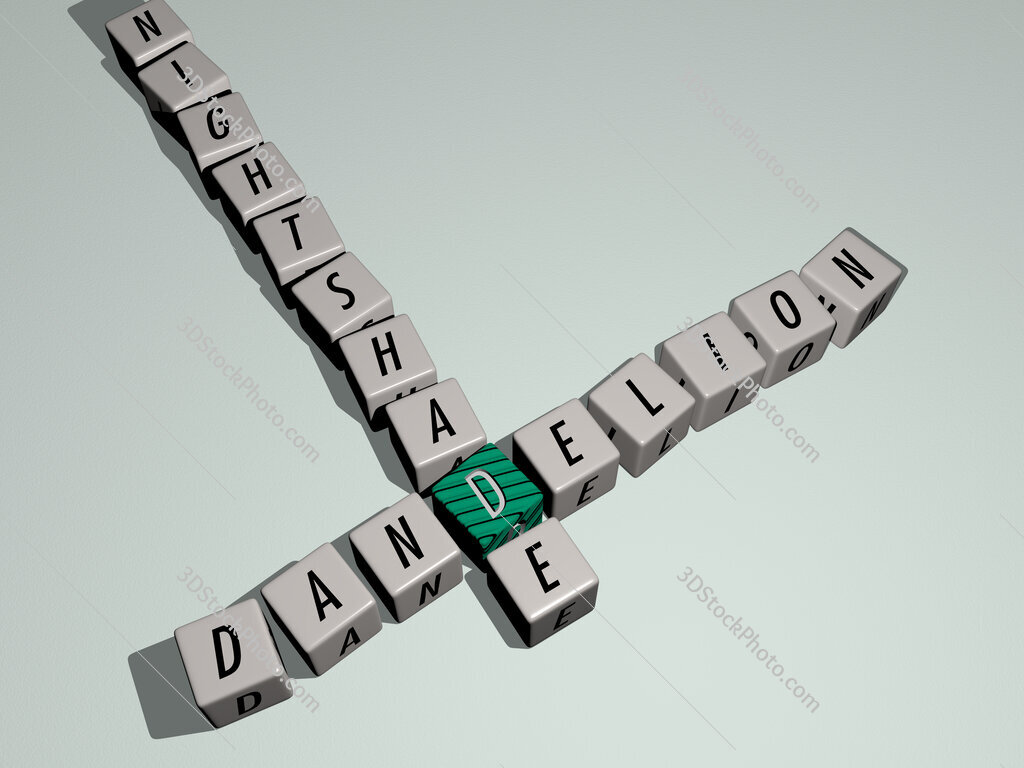dandelion nightshade crossword by cubic dice letters
