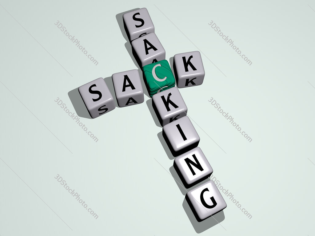sack sacking crossword by cubic dice letters