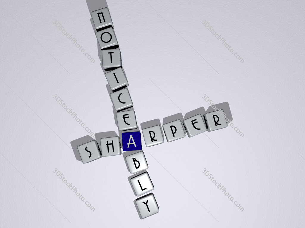 sharper noticeably crossword by cubic dice letters