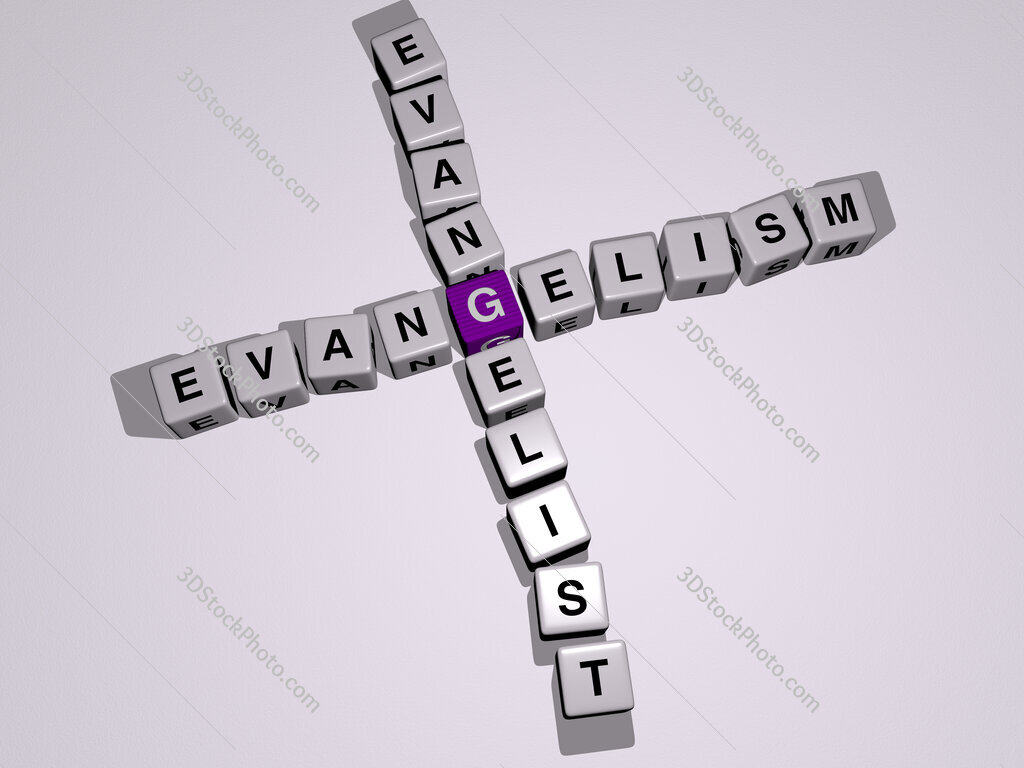 evangelism evangelist crossword by cubic dice letters