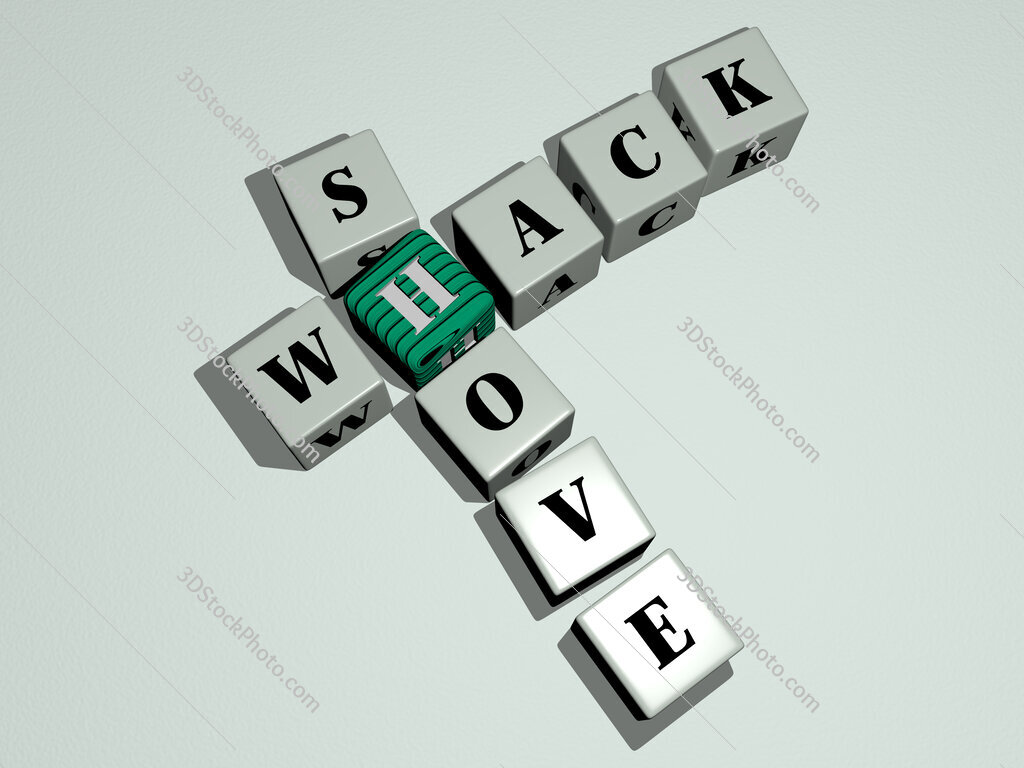 whack shove crossword by cubic dice letters