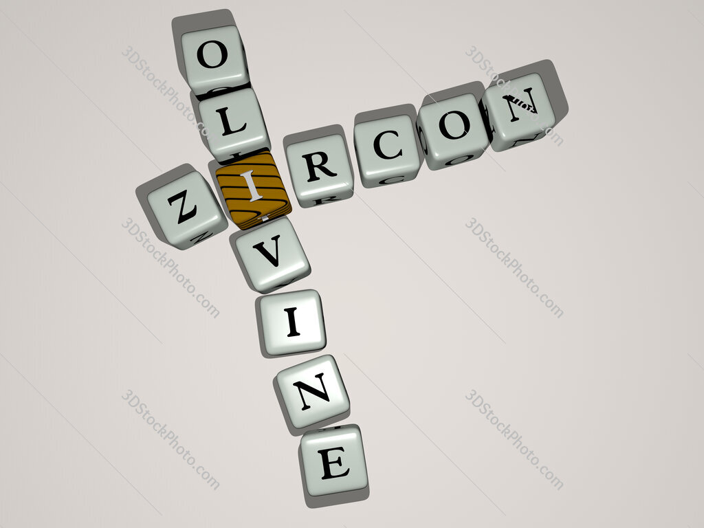 zircon olivine crossword by cubic dice letters