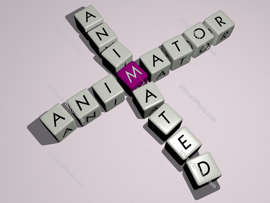 animator animated crossword by cubic dice letters