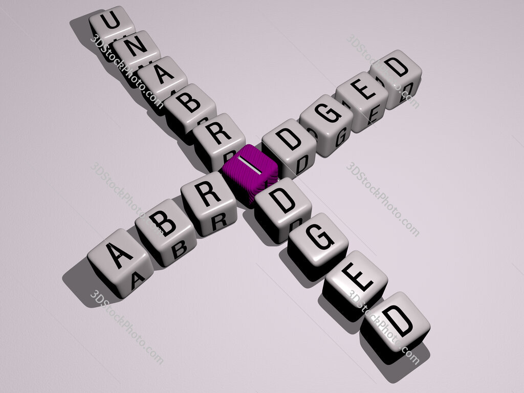abridged unabridged crossword by cubic dice letters
