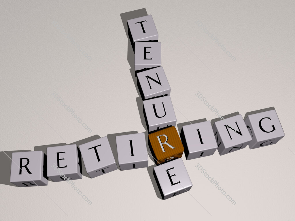 retiring tenure crossword by cubic dice letters