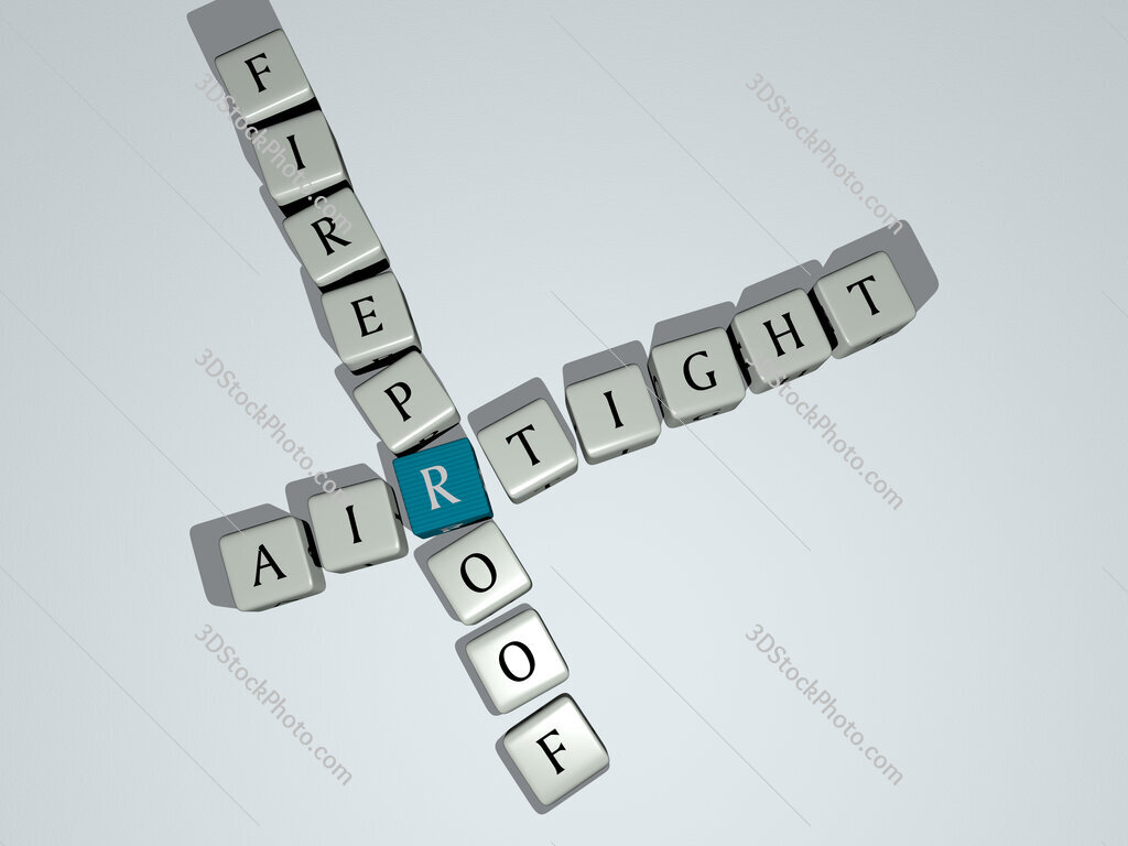 airtight fireproof crossword by cubic dice letters