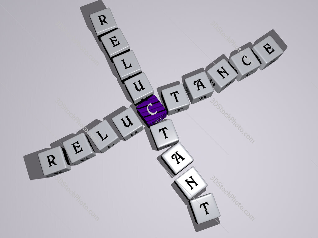reluctance reluctant crossword by cubic dice letters