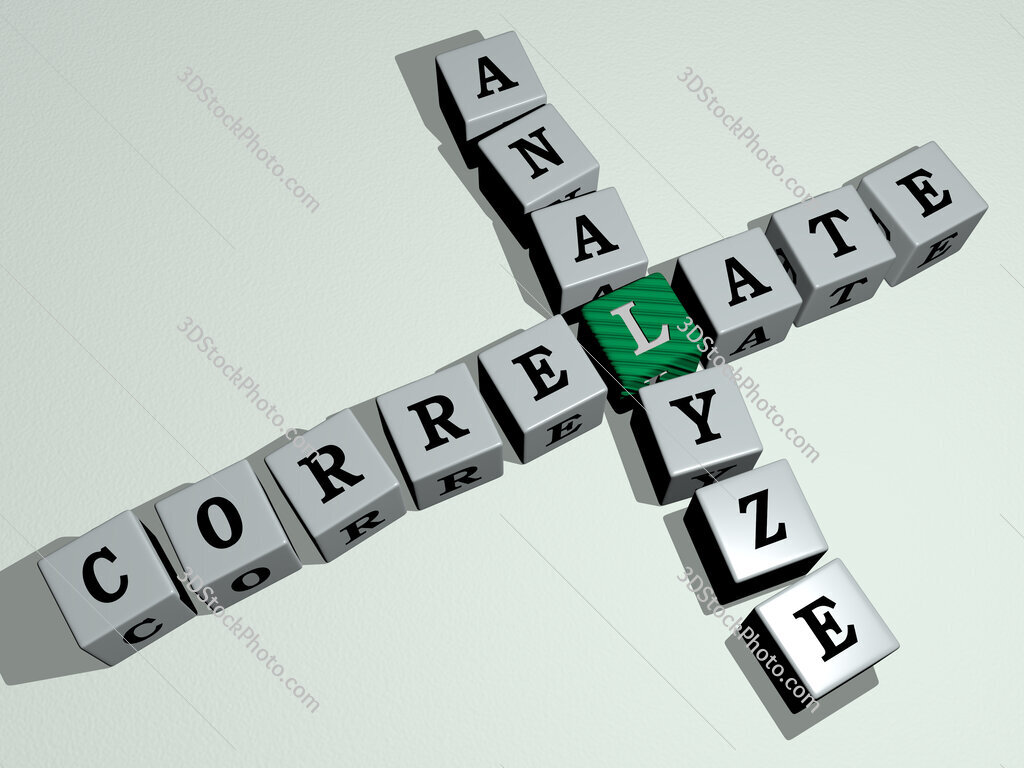 correlate analyze crossword by cubic dice letters