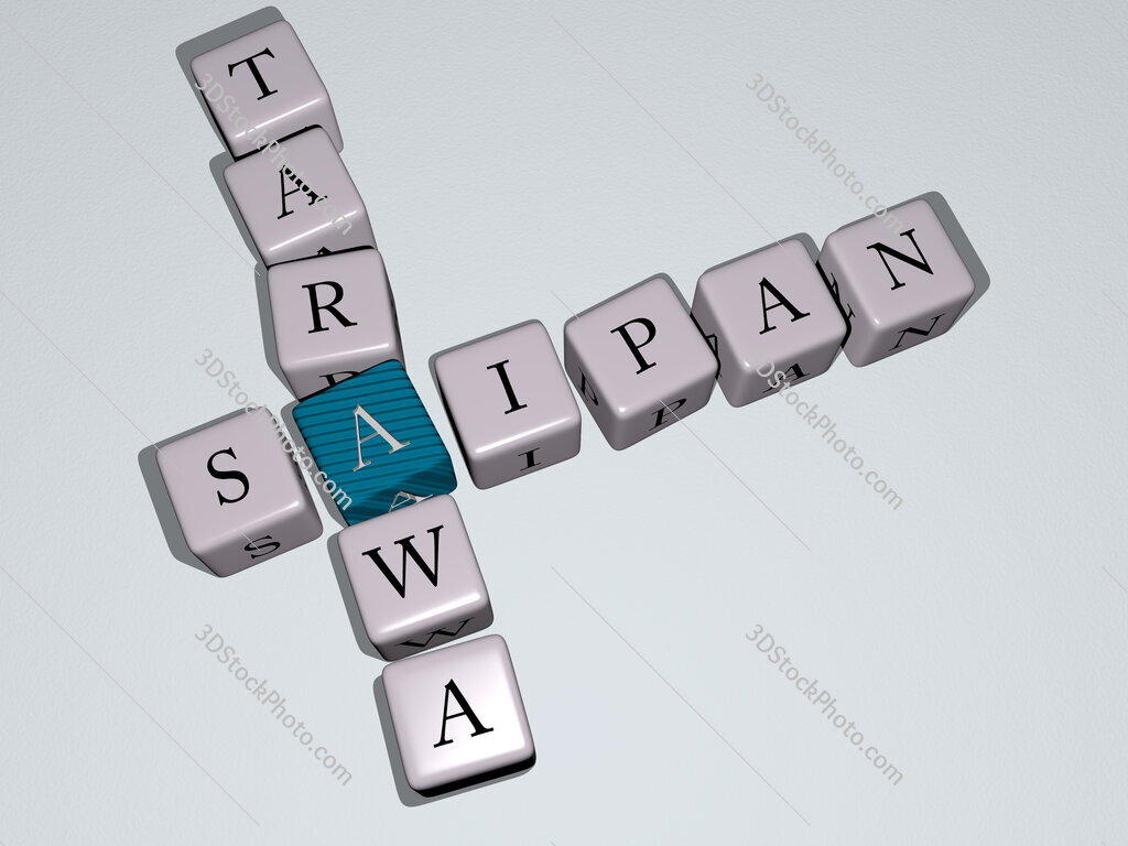 saipan tarawa crossword by cubic dice letters