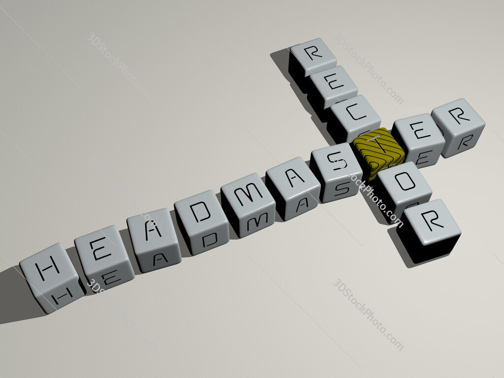 headmaster rector crossword by cubic dice letters
