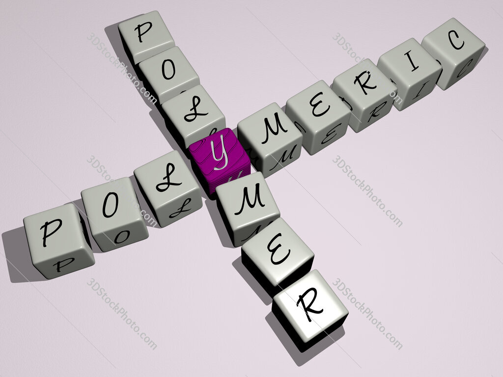 polymeric polymer crossword by cubic dice letters