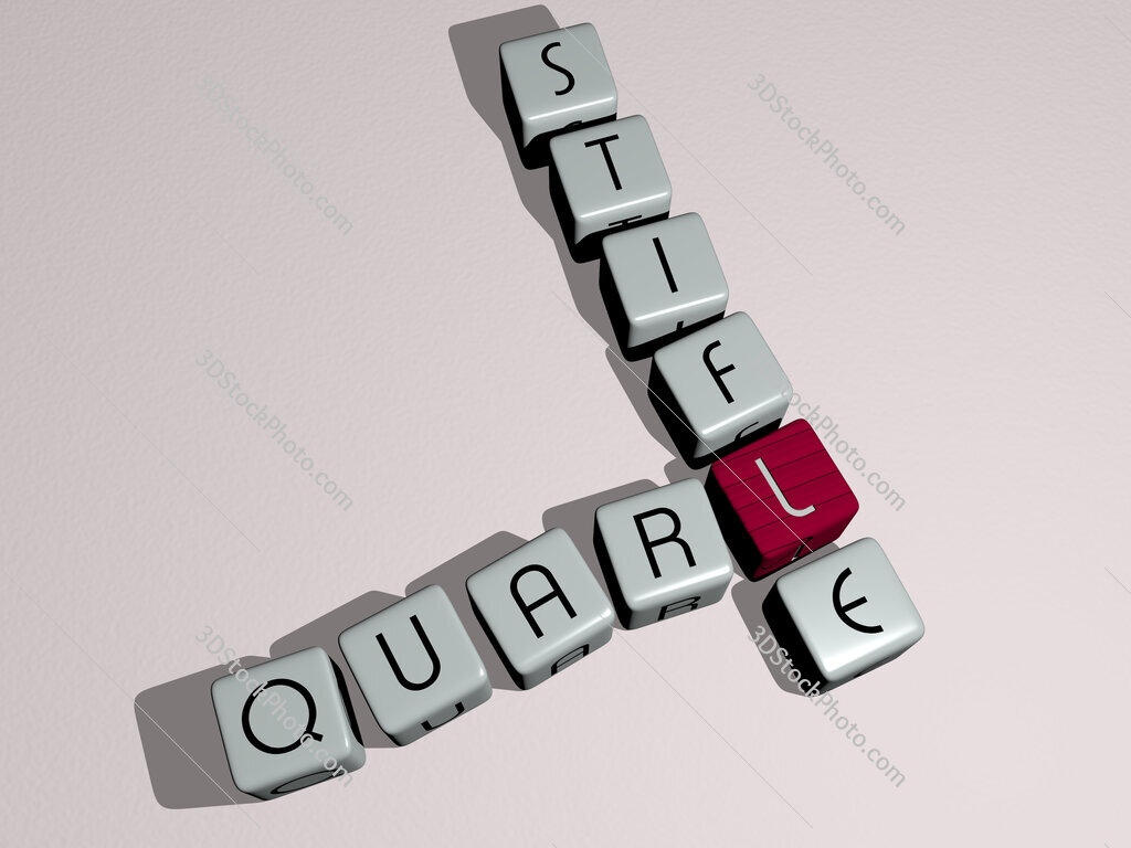 quarl stifle crossword by cubic dice letters