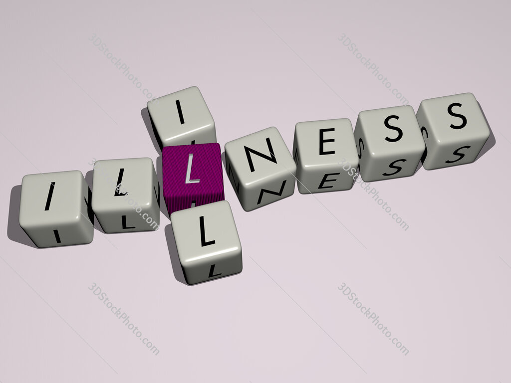 illness ill crossword by cubic dice letters