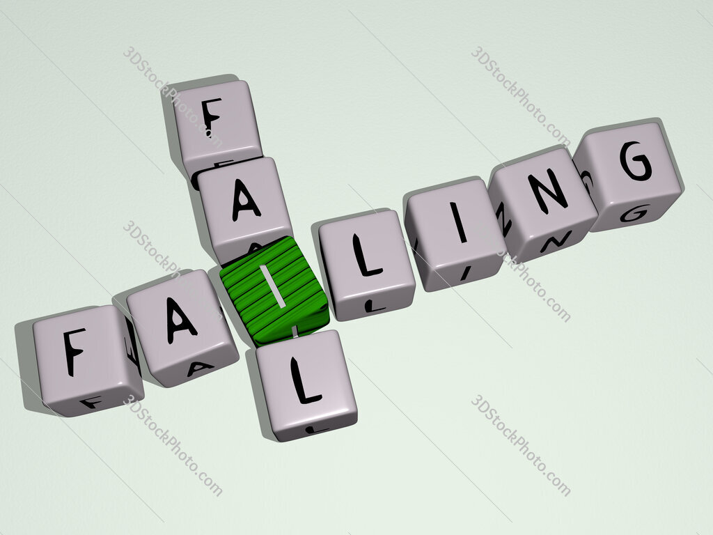 failing fail crossword by cubic dice letters