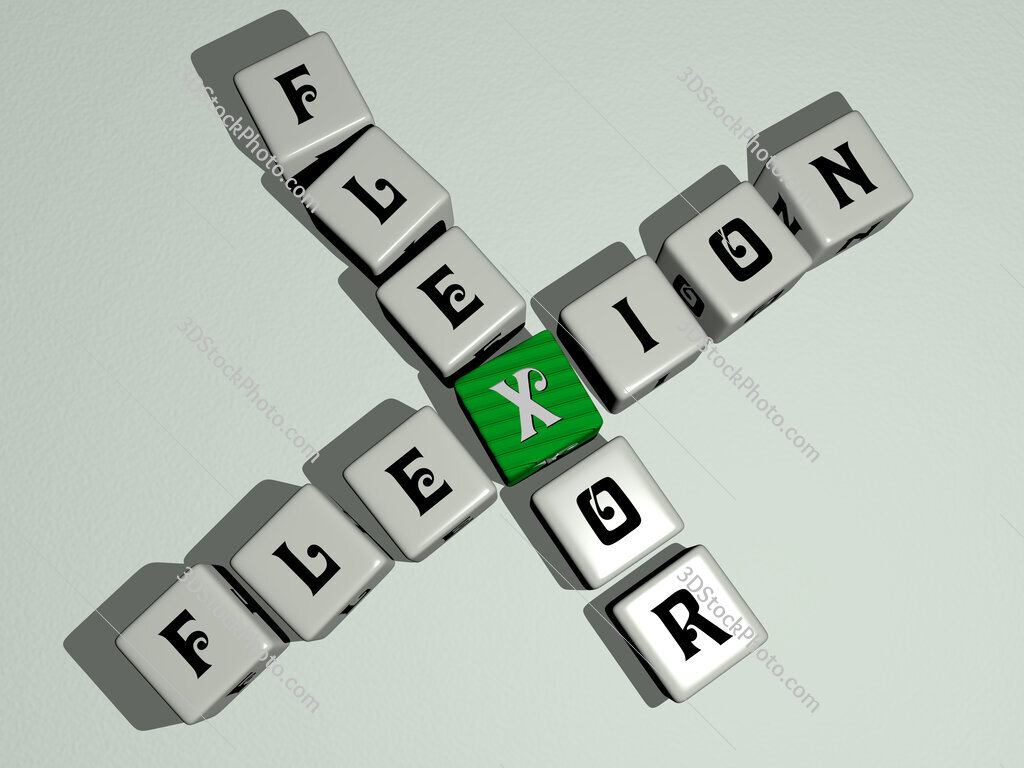 flexion flexor crossword by cubic dice letters