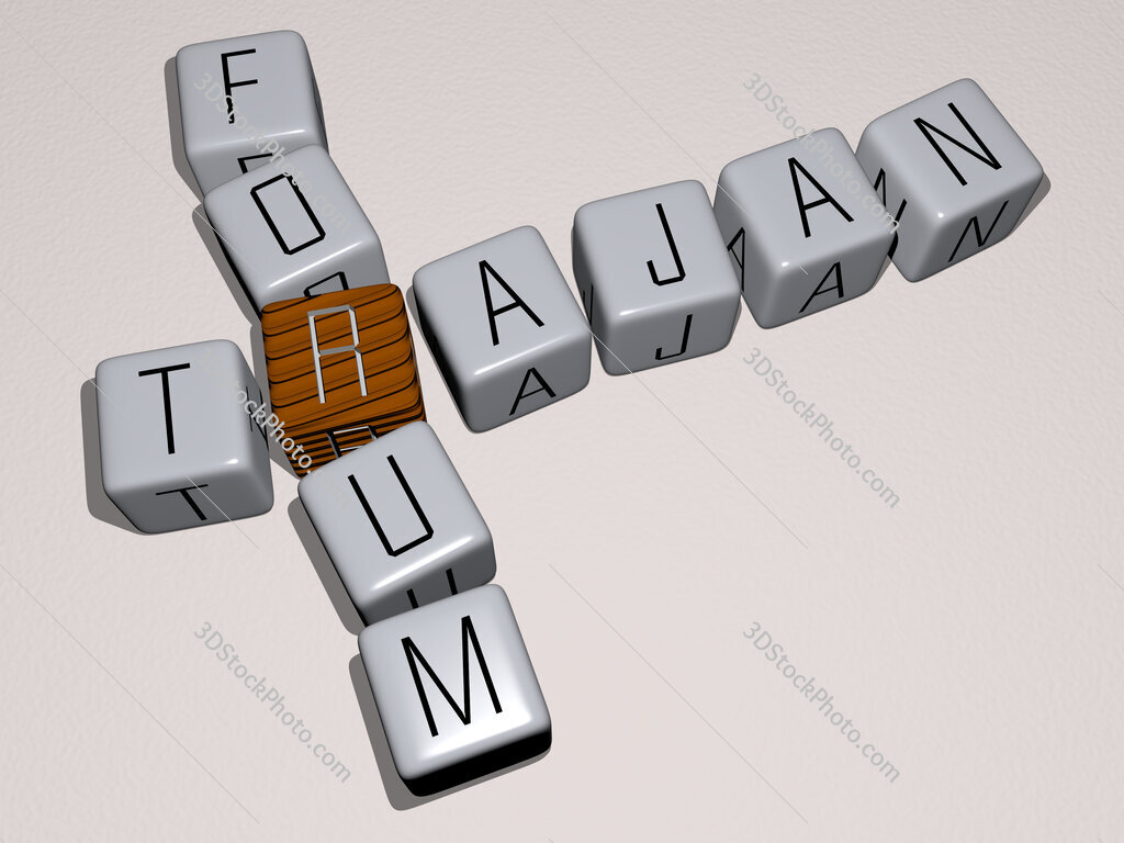 trajan forum crossword by cubic dice letters
