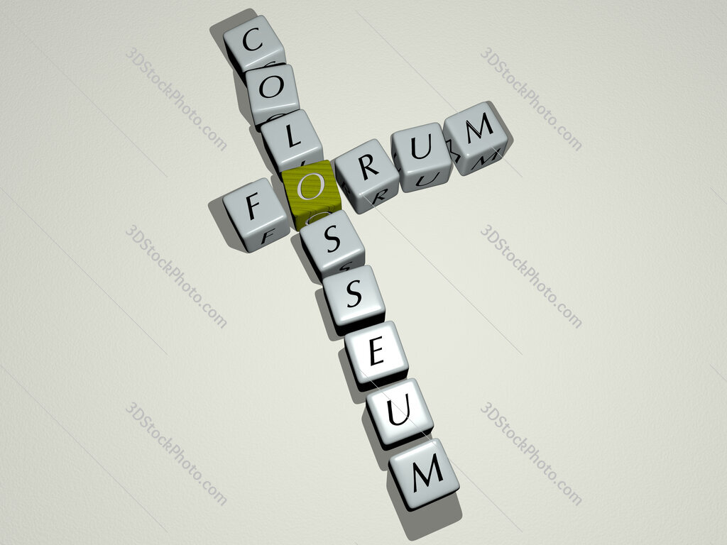forum colosseum crossword by cubic dice letters