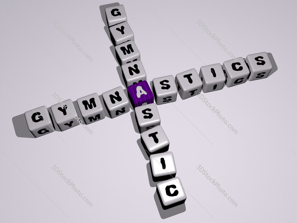 gymnastics gymnastic crossword by cubic dice letters