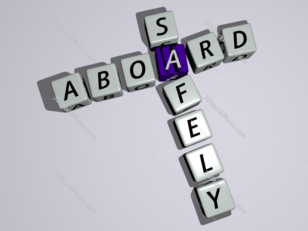 aboard safely crossword by cubic dice letters