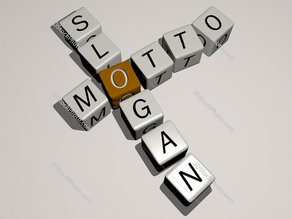 motto slogan crossword by cubic dice letters