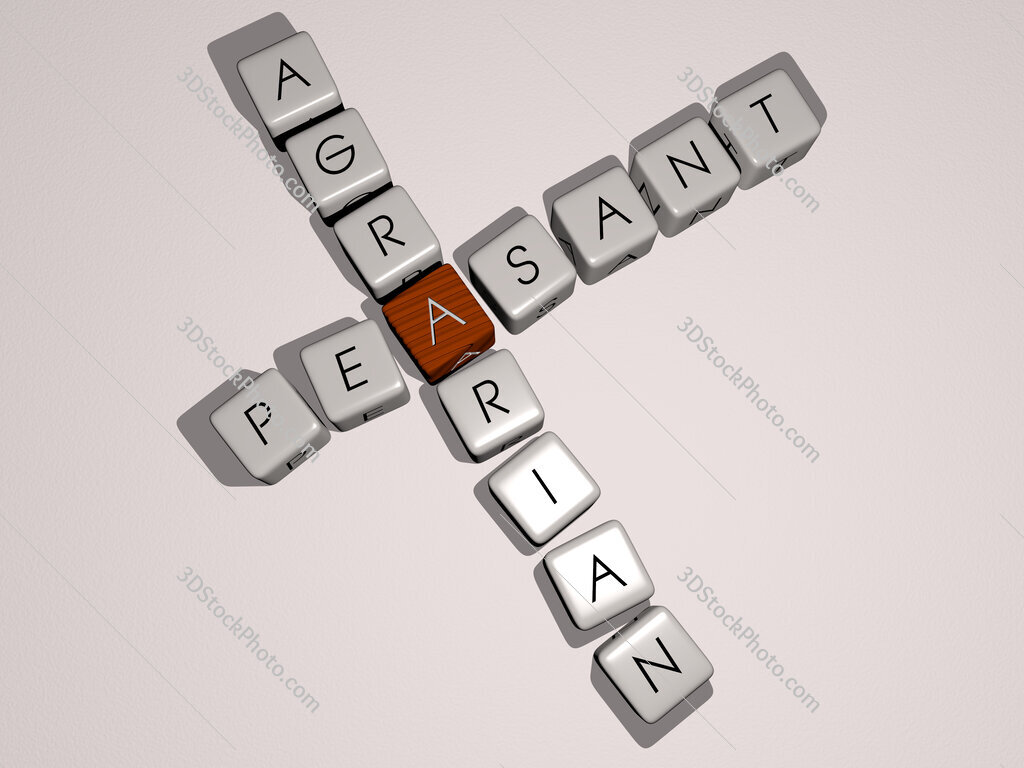 peasant agrarian crossword by cubic dice letters